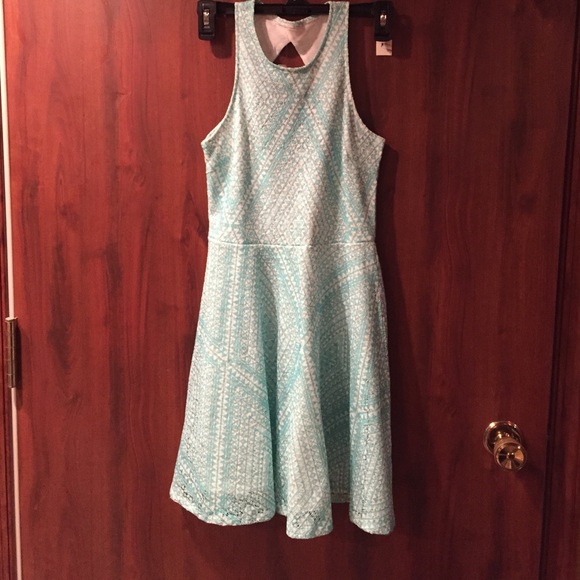 Aqua and White dress from Aeropostale