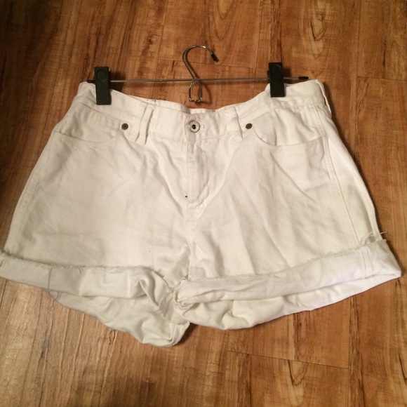 White Madewell Denim Shorts