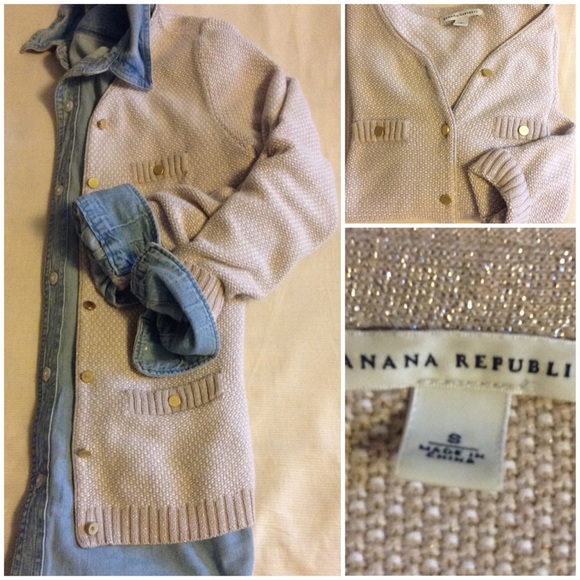 Bundle Banana republic cardi and heritage jacket