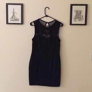 Black cocktail dress