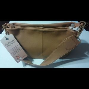 Joy Mangano Designer Drop Bag NWT - Taupe