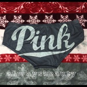 Victoria's Secret Pink Logo Seamless Hipster Panty