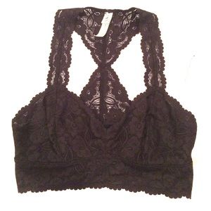 Racerback gallon lace bralette