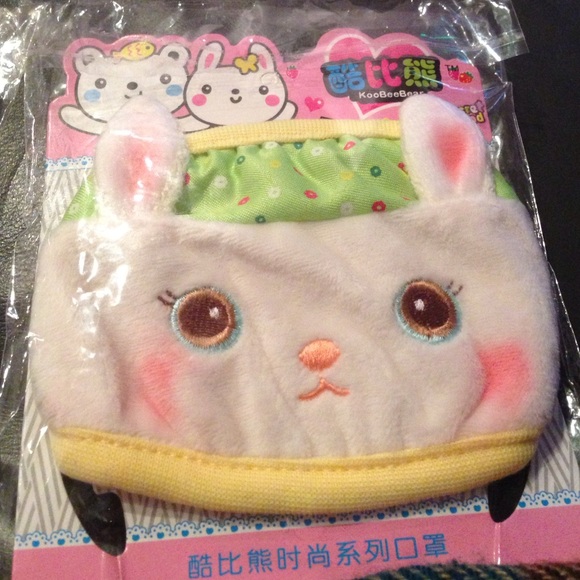 Baby bunny kawaii face mask