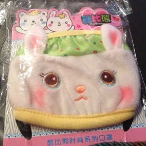 Baby bunny kawaii face mask