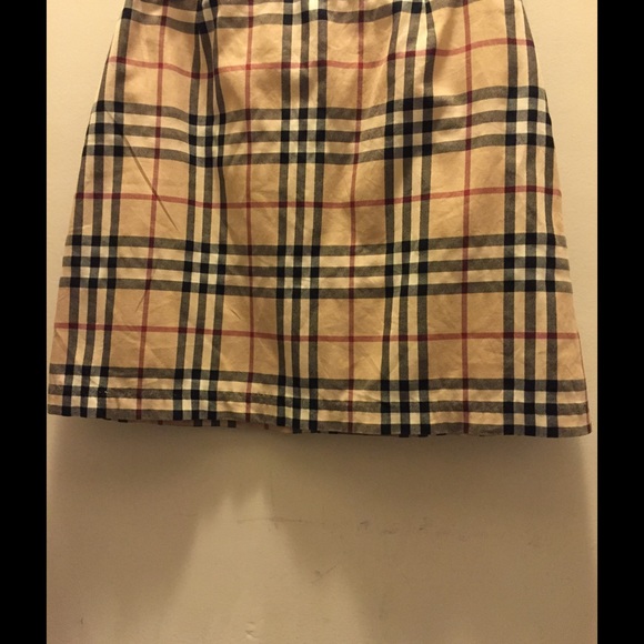 Burberry novacheck mini skirt 4