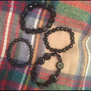 Set of 4 elastic bracelets
