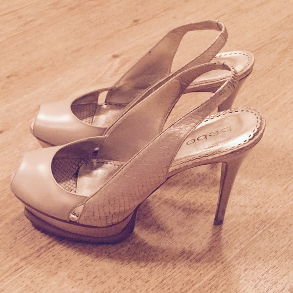 Bebe Zahara Slingback Pumps