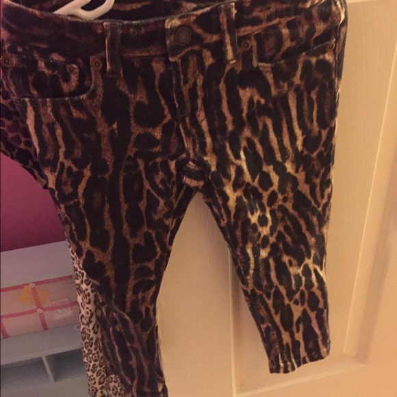 Printed cropped Ralph Lauren jeans