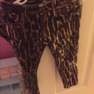 Printed cropped Ralph Lauren jeans