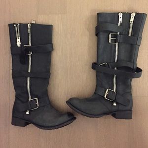 dolce vita black boots in very good condition