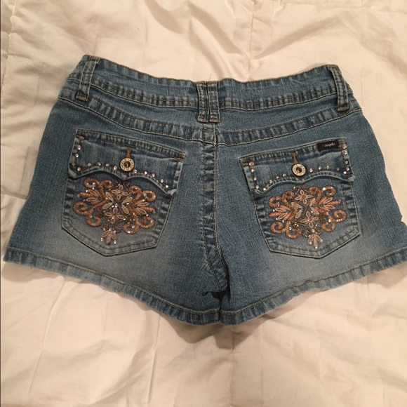 Sparkle Jean shorts