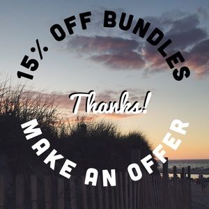 15% off bundles! I am willing to negotiate prices!