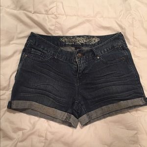 Express jean shorts