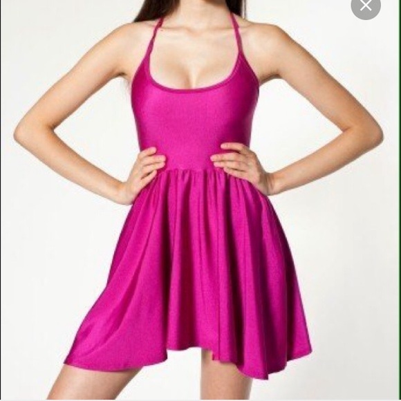 Pink American Apparel Skater Dress 💗