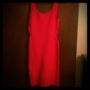 Bebe red bandage dress