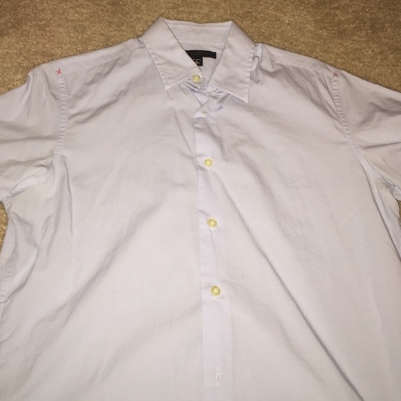 Shirt sleeve baby blue shirt