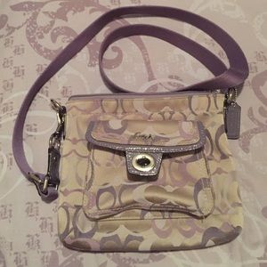 Coach cross body purse