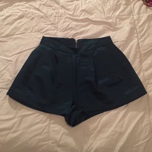 Nasty Gal Night Fever Satin Shorts