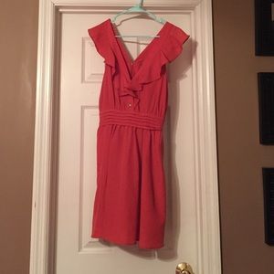 BCBGeneration Deep Coral Dress