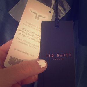 Ted Baker London teal dress size 3 NWT