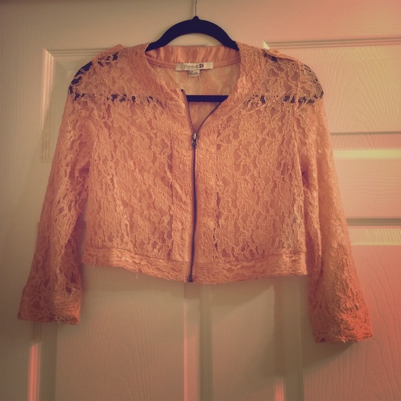 Lace Crop Jacket
