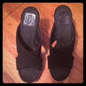 Tory Burch wedge sandal sz8.5