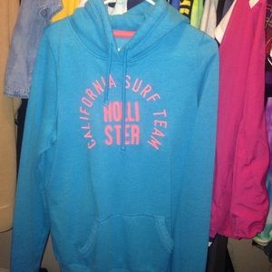 Blue hollister hoodie.