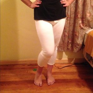 White jeggings