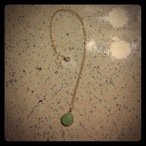 SOLD Necklace with Green Stone Charm😍😍😍