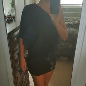 Super cute one shoulder short cocktail dress
