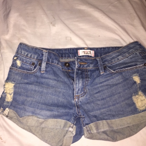 denim shorts