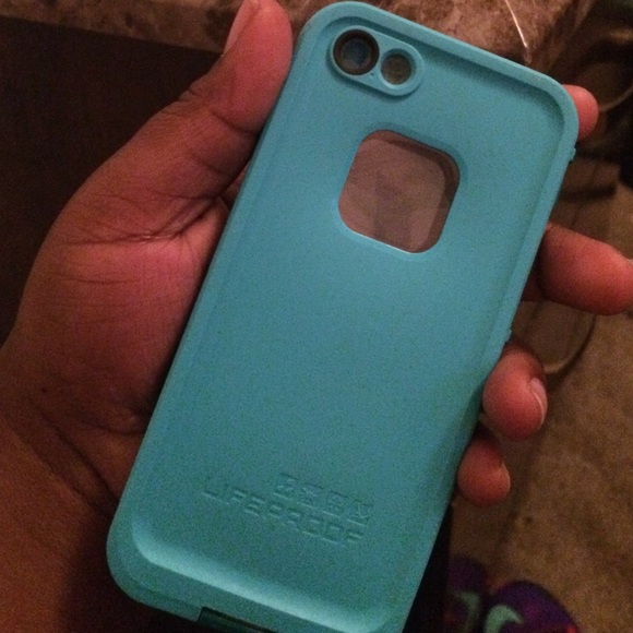 Blue lifeproof case