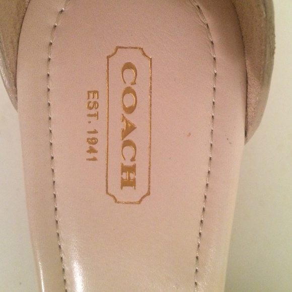 Brand new Coach Velvet Vachetta Sandals - Picture 4 of 4
