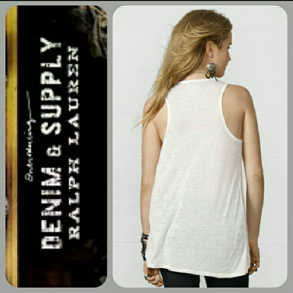 🆕Denim&Supply Flagprint Hi-Lo Tank - Picture 3 of 4