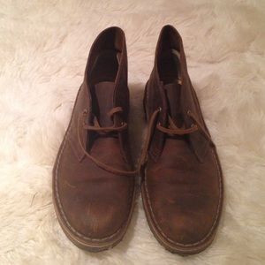 Women's Clarks: Desert Boot, Brown Leather