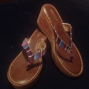 Never worn casual wedges!!!