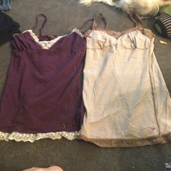 Two American Eagle Camis