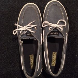 Sperry Top-Sider; low-cut denim blue Sperry's