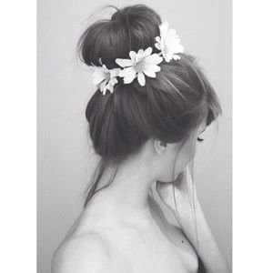 Flower bun wrap