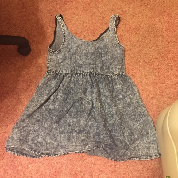 Acid wash dress