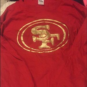 Victoria's Secret 49er long sleeve heavy shirt