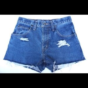 *READ BIO* High Waisted Denim Shorts