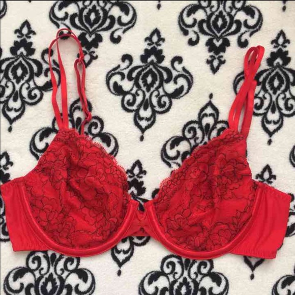Sexy Red Lace Bra 34B - Picture 1 of 2