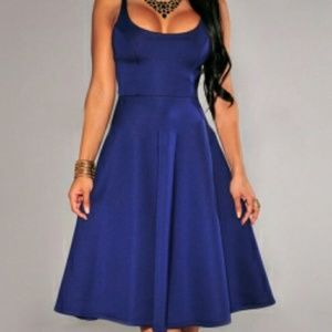 Blue Cocktail Dress