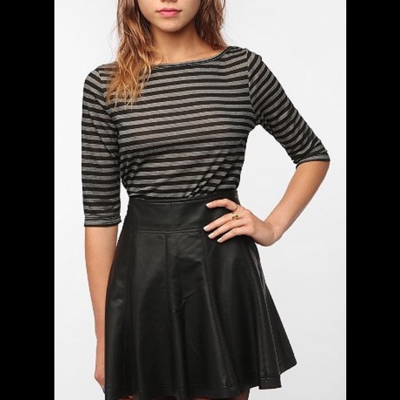 BDG Urban Outfitters boat neck striped shirt