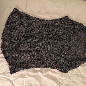 BRANDY MELVILLE GRAY OVERSIZED SWEATER
