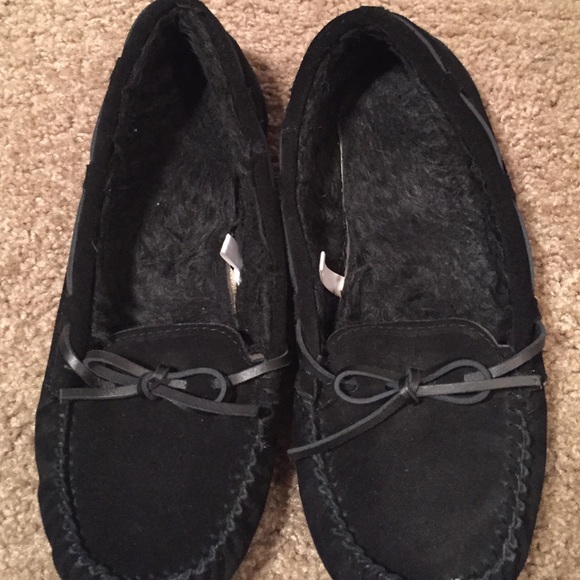 Black moccasins