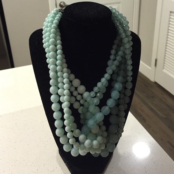 Anthropologie Turquoise chunky necklace