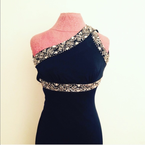 Blue Sapphire Formal Dress - Picture 2 of 4